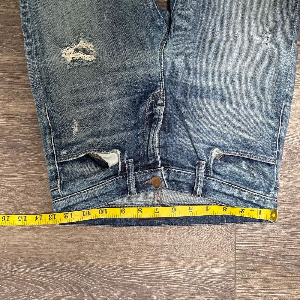 J Brand Light Blue Distressed Jeans Alana Size 24 - Picture 4 of 10